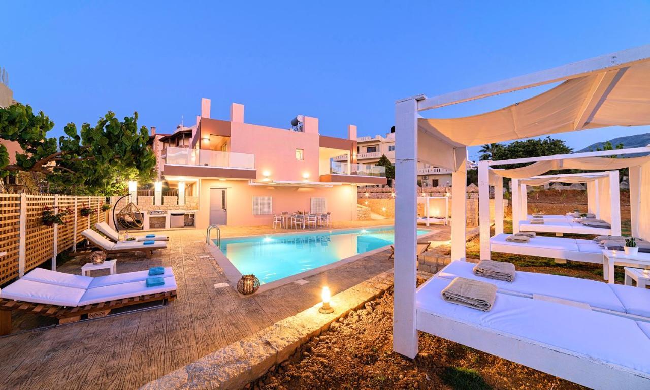 Allas Villa Heated Pool Chania  Ngoại thất bức ảnh
